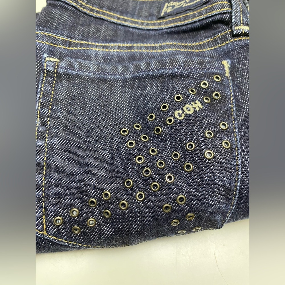 Citizens of Humanity Electric Guitar Grommet Stretch Bootcut Flare Jeans 25 x 33 - Picture 14 of 16